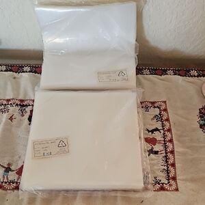 NEW 200 Polyethylene Bags 8x8 4mil gauge .004 industrial strength open top